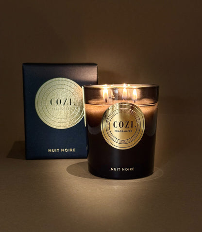 COZI. Nuit Noire Geurkaars – 345 gram