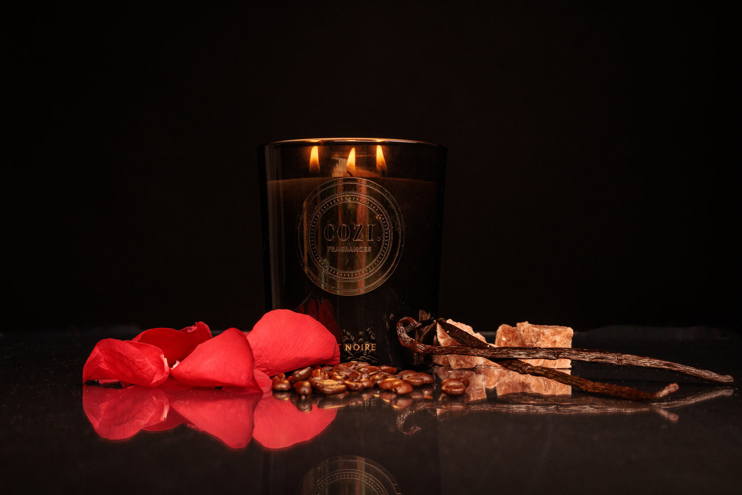 COZI. Nuit Noire Geurkaars – 345 gram